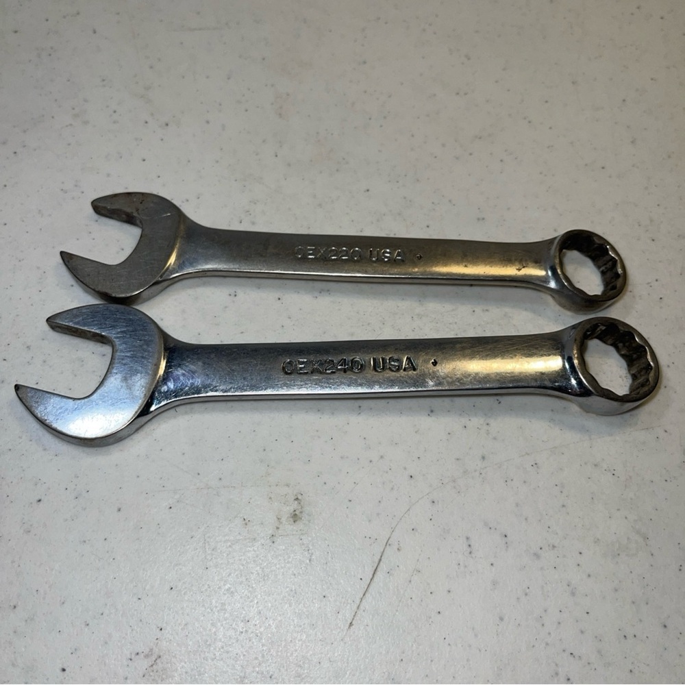 Snap On OEX220 And OEX240 Combination 12pt Wrenches